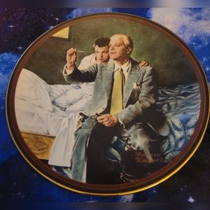 Norman Rockwell Vintage The Country Doctor Plate